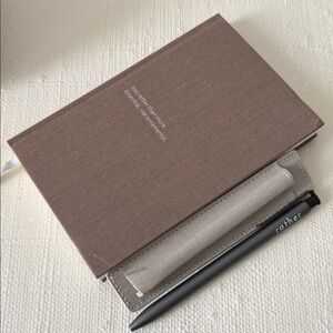 Rather Brown Hardcover Notebook with Pen